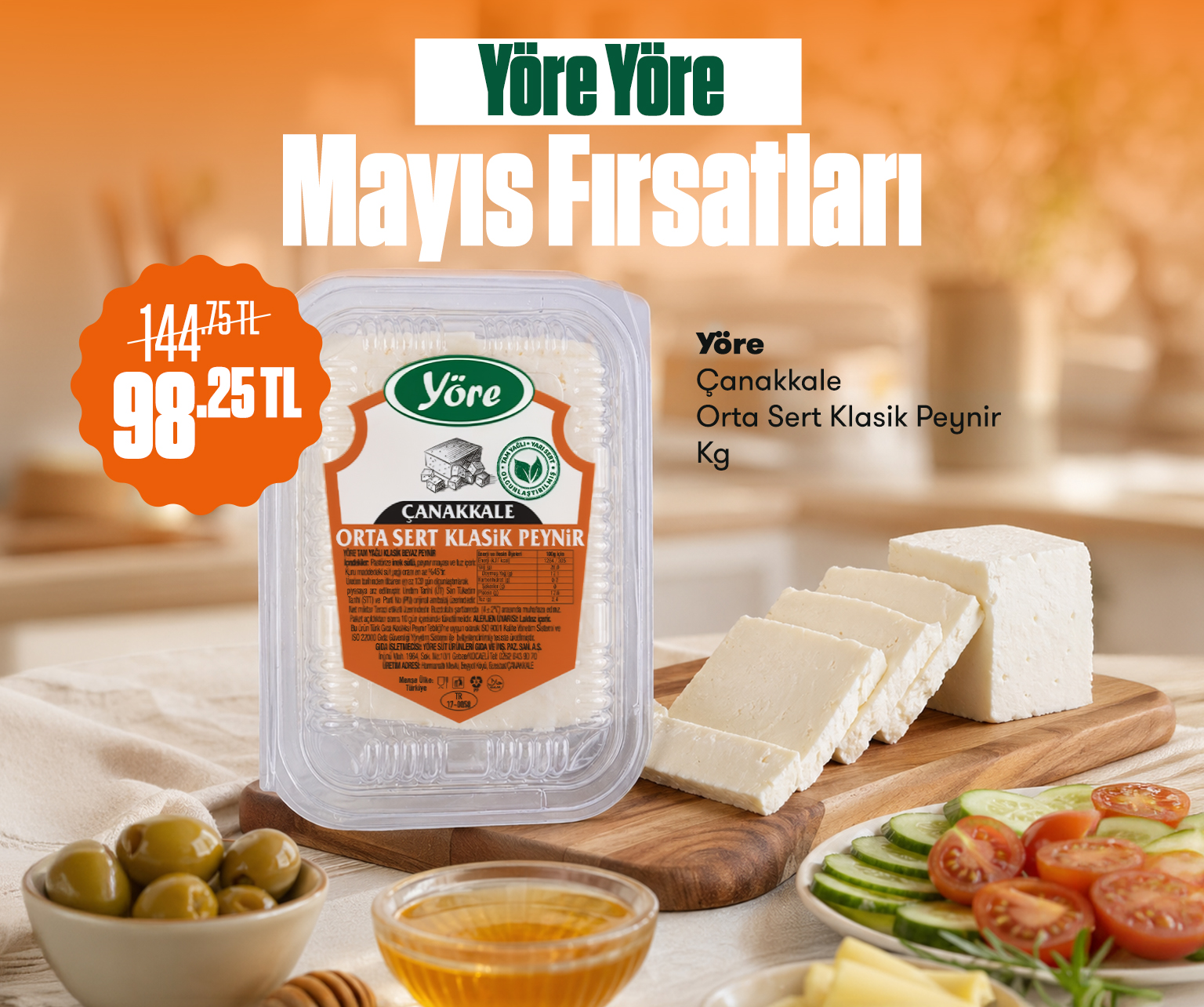 Orta Sert Peynir